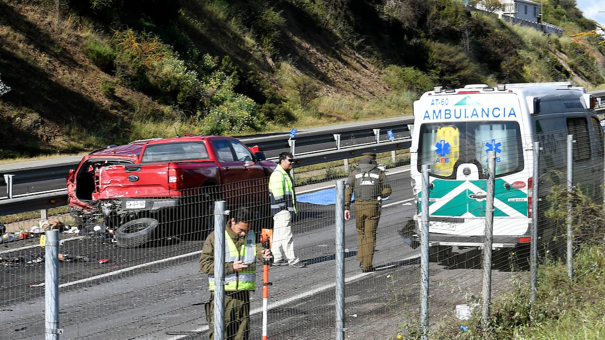 Lo certifica Carabineros: conductor que provocó fatal accidente en Villa Alemana estaba en estado de ebriedad
