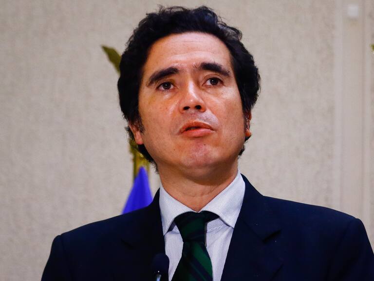 13 DE MAYO DE 2020/VALPARAISOEl ministro Ignacio Briones, realiza un punto de prensa, tras la aprobacion del veto presidencial al ingreso familiar de emergencia en el Senado.
FOTO: LEONARDO RUBILAR CHANDIA/AGENCIAUNO