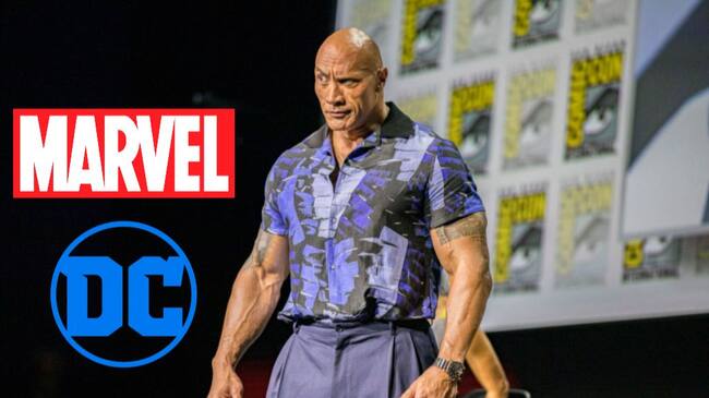 Dwayne Johnson - La Roca - crossover DC y Marvel