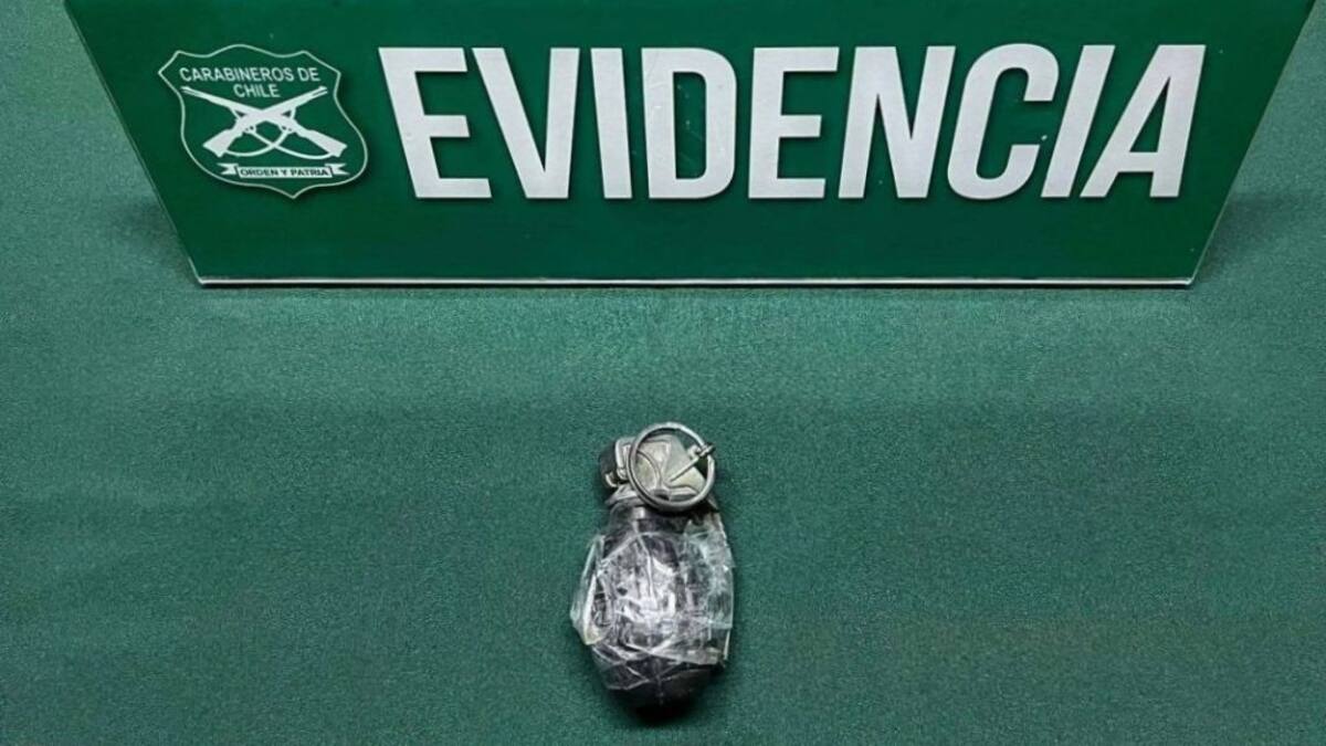 Adolescente sorprendido con una granada en ramadas de Alto Hospicio queda en internación provisoria