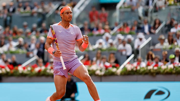 Rafael Nadal sufre ante Cachín para seguir avanzando en el Masters 1000 de Madrid
