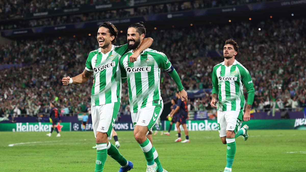 El Betis de Pellegrini es la sensación de Europa: nueva victoria en la Champions League y puntaje perfecto