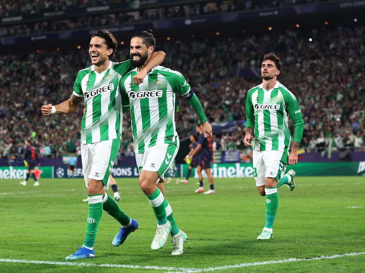 El Betis de Pellegrini es la sensación de Europa: nueva victoria en la Champions League y puntaje perfecto