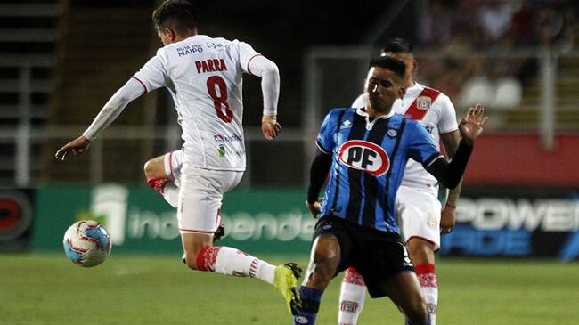 02 DE MARZO DE 2020/CURICOPablo Parra (i), durante el partido válido por la sexta fecha del campeonato AFP Planvital, entre Curicó Unido y Huachipato, disputado en el Estadio Bicentenario La Granja
FOTO: GABRIEL SILVA/AGENCIA UNO