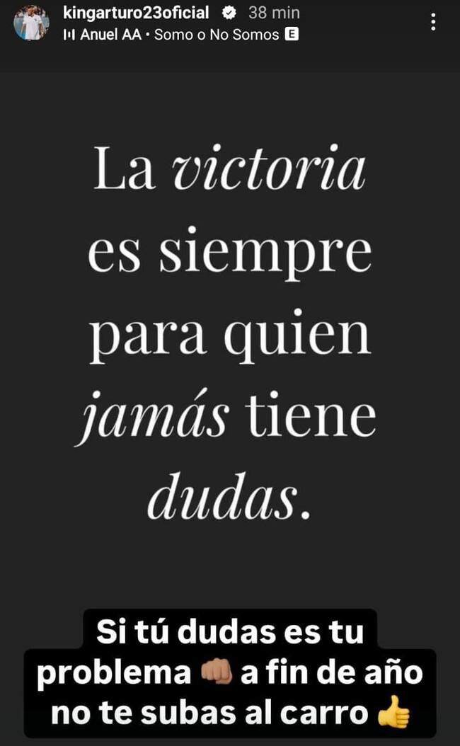 Arturo Vidal vía Instagram