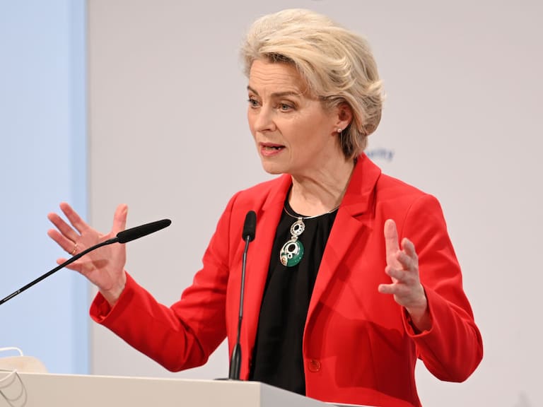 La titular de la Comisión Europea Ursula Von Der Leyen en Múnich