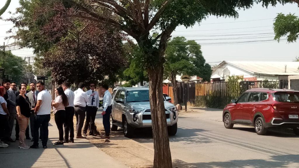 La PDI trabaja en el lugar. / ADN.cl