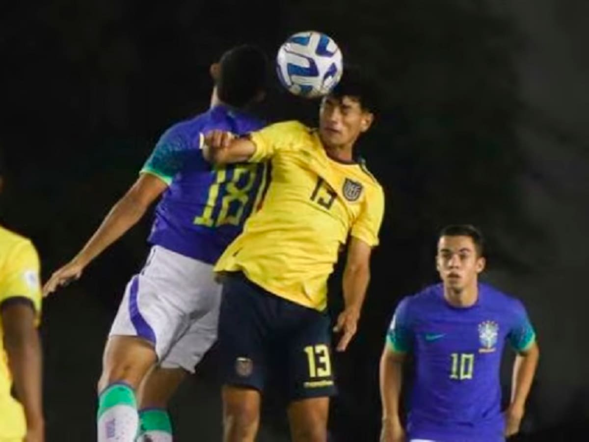 Ecuador rescató un tremendo empate sobre el final ante Brasil en el Sudamericano sub 17