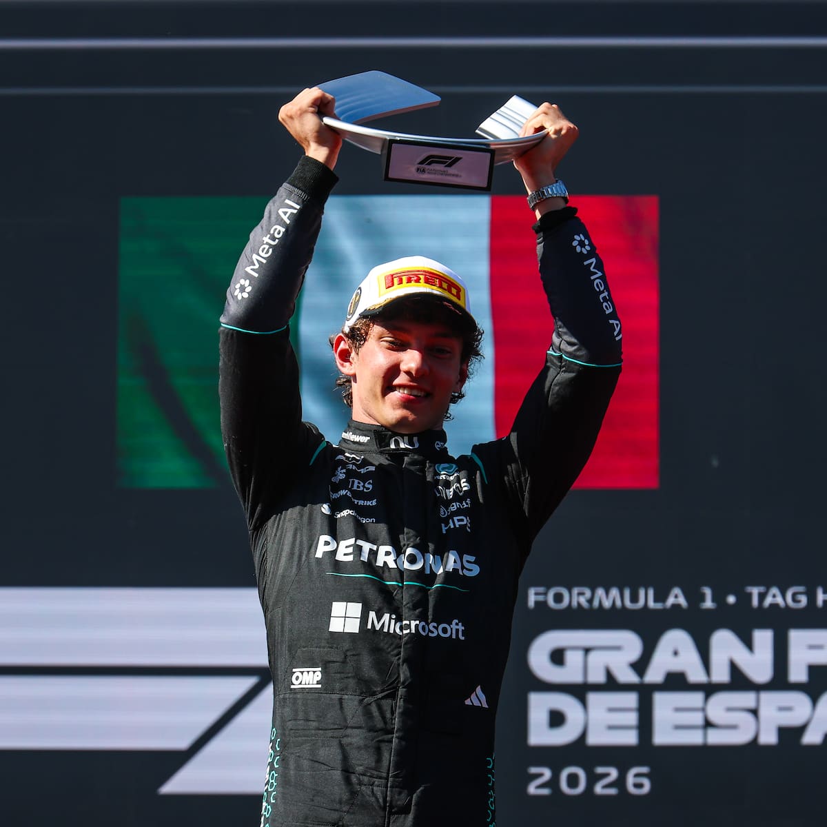 Sigue imparable: Kimi Antonelli conquista el Gran Premio de España y estira su ventaja en la Fórmula 1