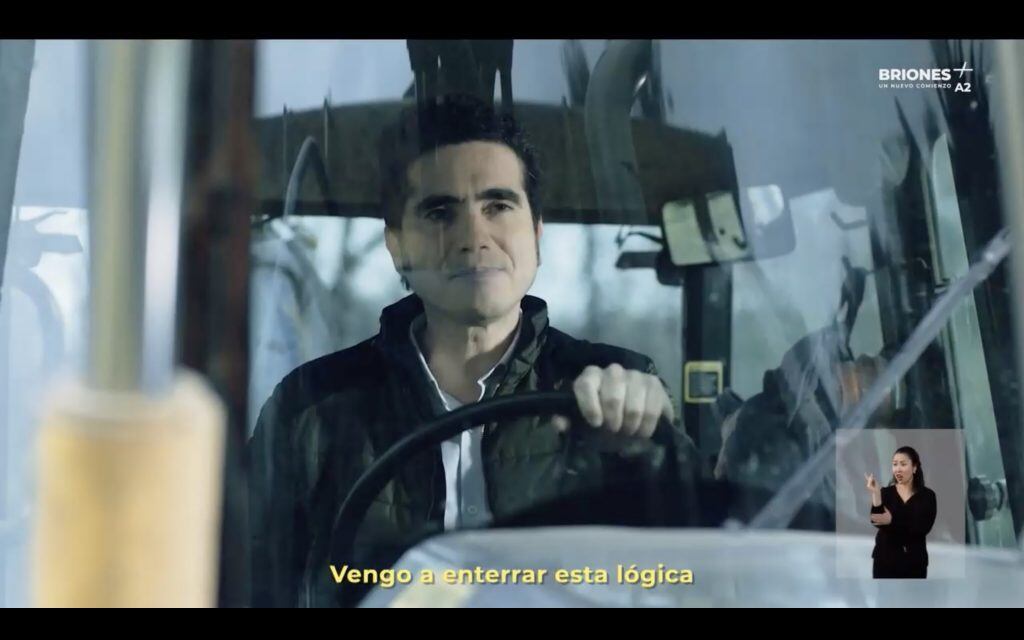Ignacio Briones en franja electoral