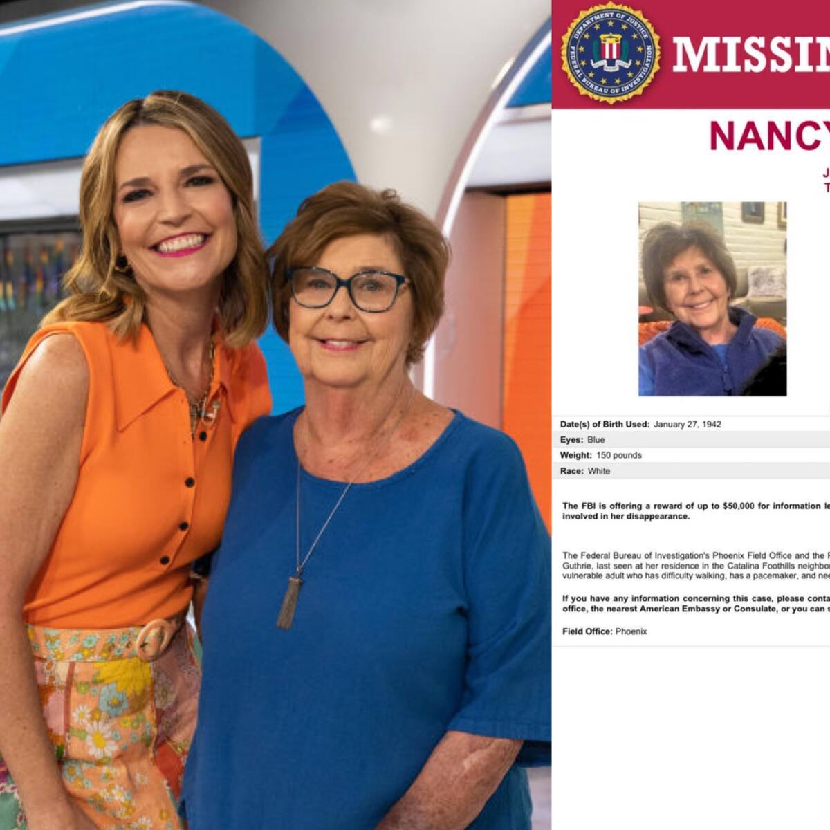 Secuestro de la madre de Savannah Guthrie: sangre en la casa, marcapasos desconectado y millonaria recompensa
