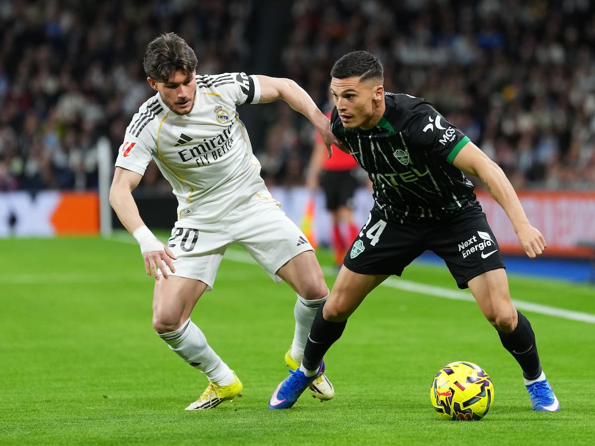 Cepeda no pudo evitar la goleada del Real Madrid ante un Elche que sigue sin ganar en 2026