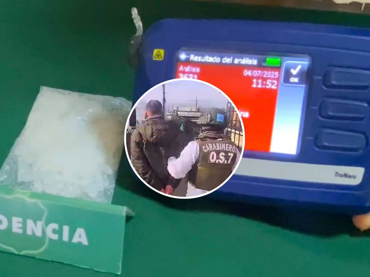 Histórico decomiso en Chile: Carabineros incauta metanfetamina cristalizada por primera vez en La Araucanía