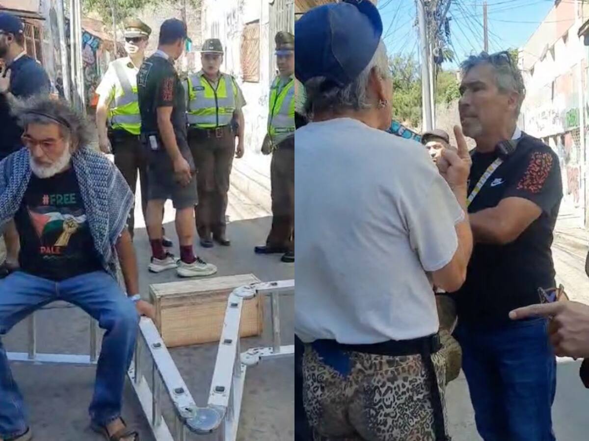 Barricada contra el Cerro Abajo: vecinos intentan frenar la carrera en Valparaíso