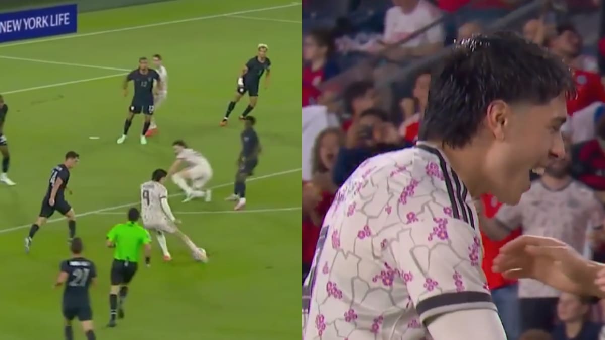 ¡Se pasó! El tremendo golazo de Maxi Gutiérrez en el empate de Chile ante Estados Unidos