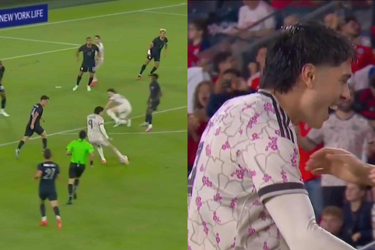 ¡Se pasó! El tremendo golazo de Maxi Gutiérrez en el empate de Chile ante Estados Unidos