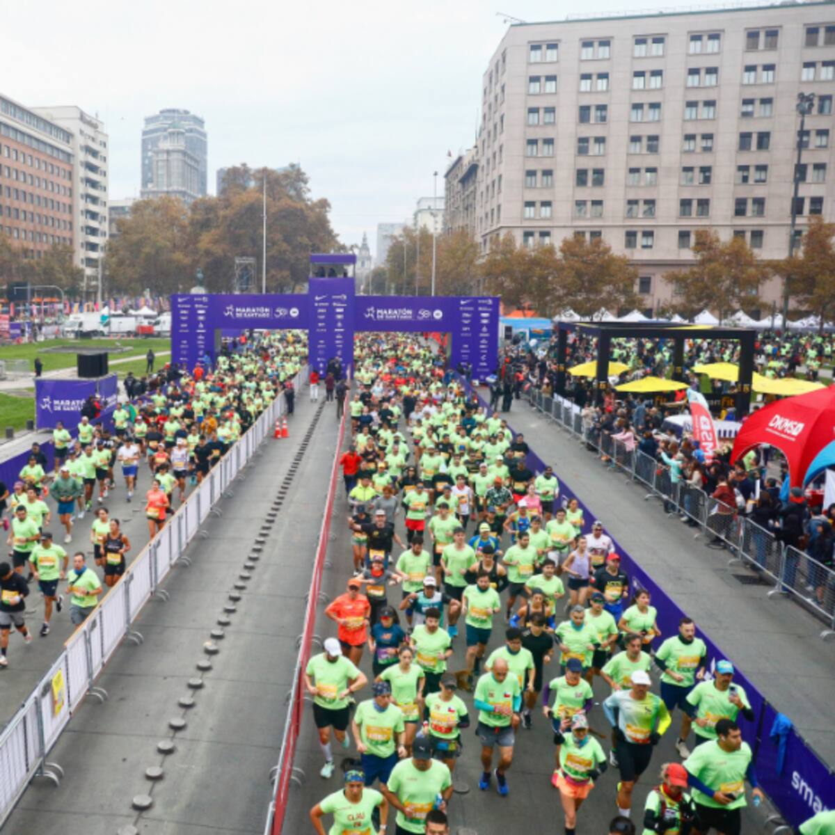 Maratón de Santiago 2026: estos son los cortes de tránsito, los desvíos y el horario de Metro este fin de semana