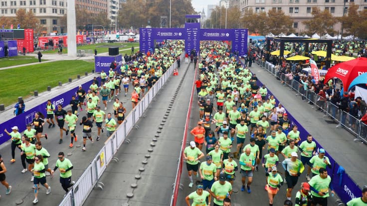 Maratón de Santiago 2026: estos son los cortes de tránsito, los desvíos y el horario de Metro este fin de semana
