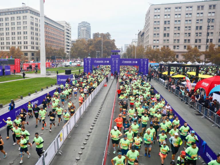Maratón de Santiago 2026: estos son los cortes de tránsito, los desvíos y el horario de Metro este fin de semana