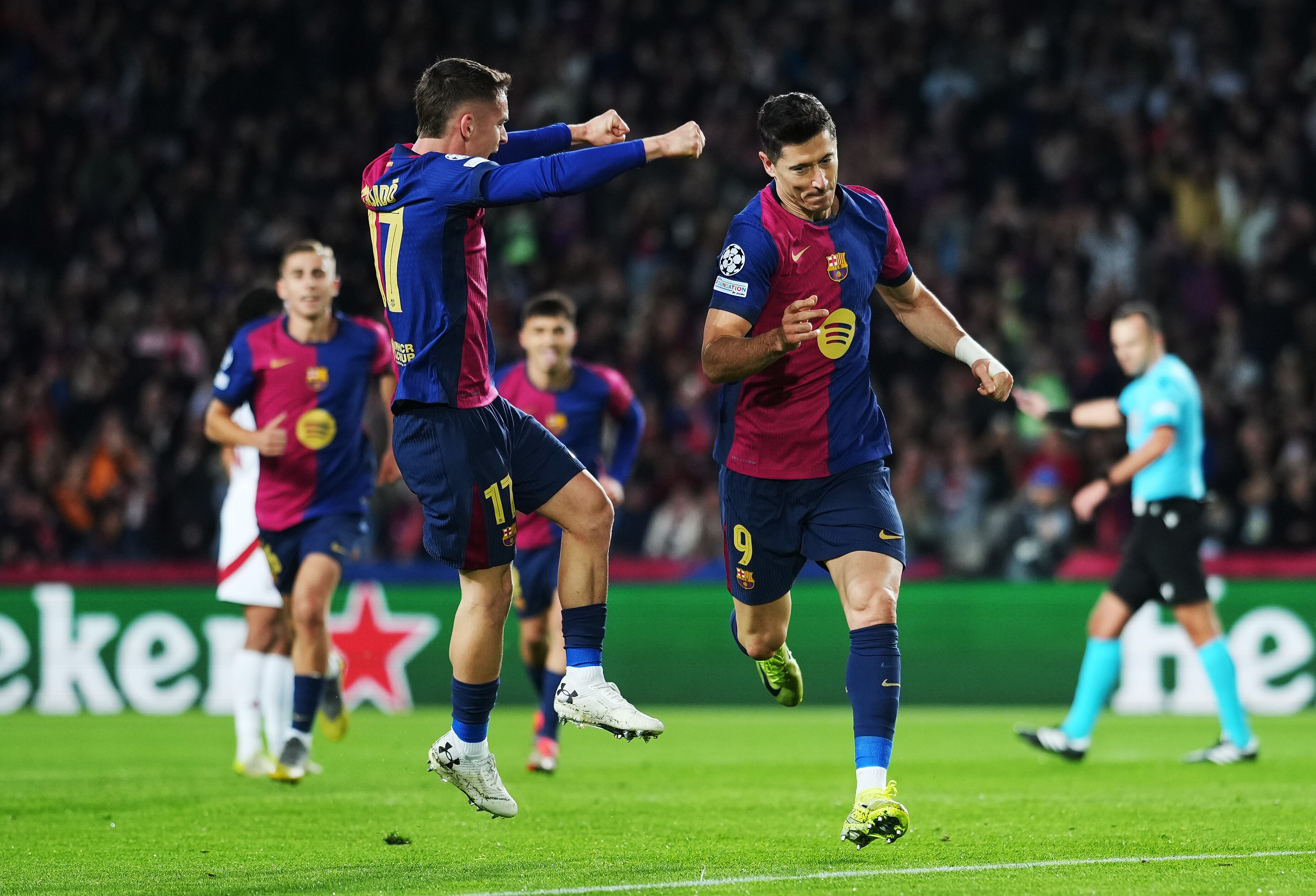 FC Barcelona regresa a los triunfos y encamina su clasificación a la siguiente ronda de la Champions League | Getty Images