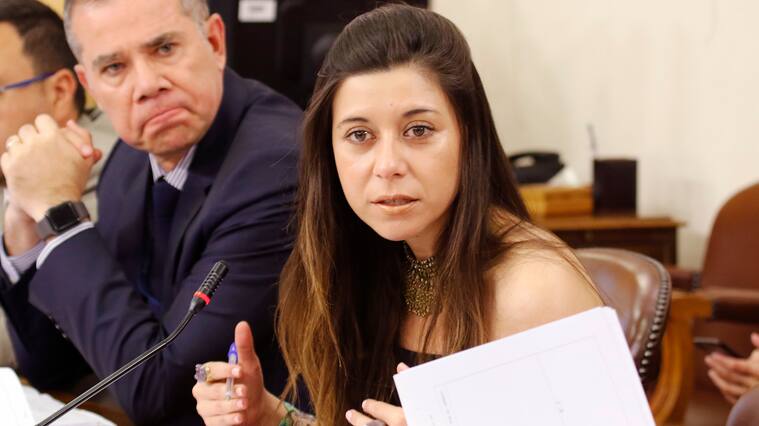 09 DE DICIEMBRE DE 2019/VALPARAISOLa diputada Daniella Cicardini expone ante la Comision de Mineria y Energia de la Camara de Diputados, que discute las modificaciones introducidas por el Senado al proyecto de ley que rebaja la rentabilidad de las empresas de distribucion y perfecciona el proceso tarifario de distribucion electrica.
FOTO: LEONARDO RUBILAR CHANDIA/AGENCIAUNO