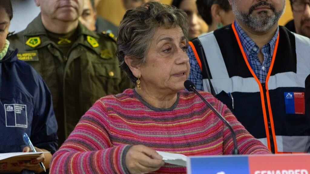 La ministra de Obras Públicas, Jessica López