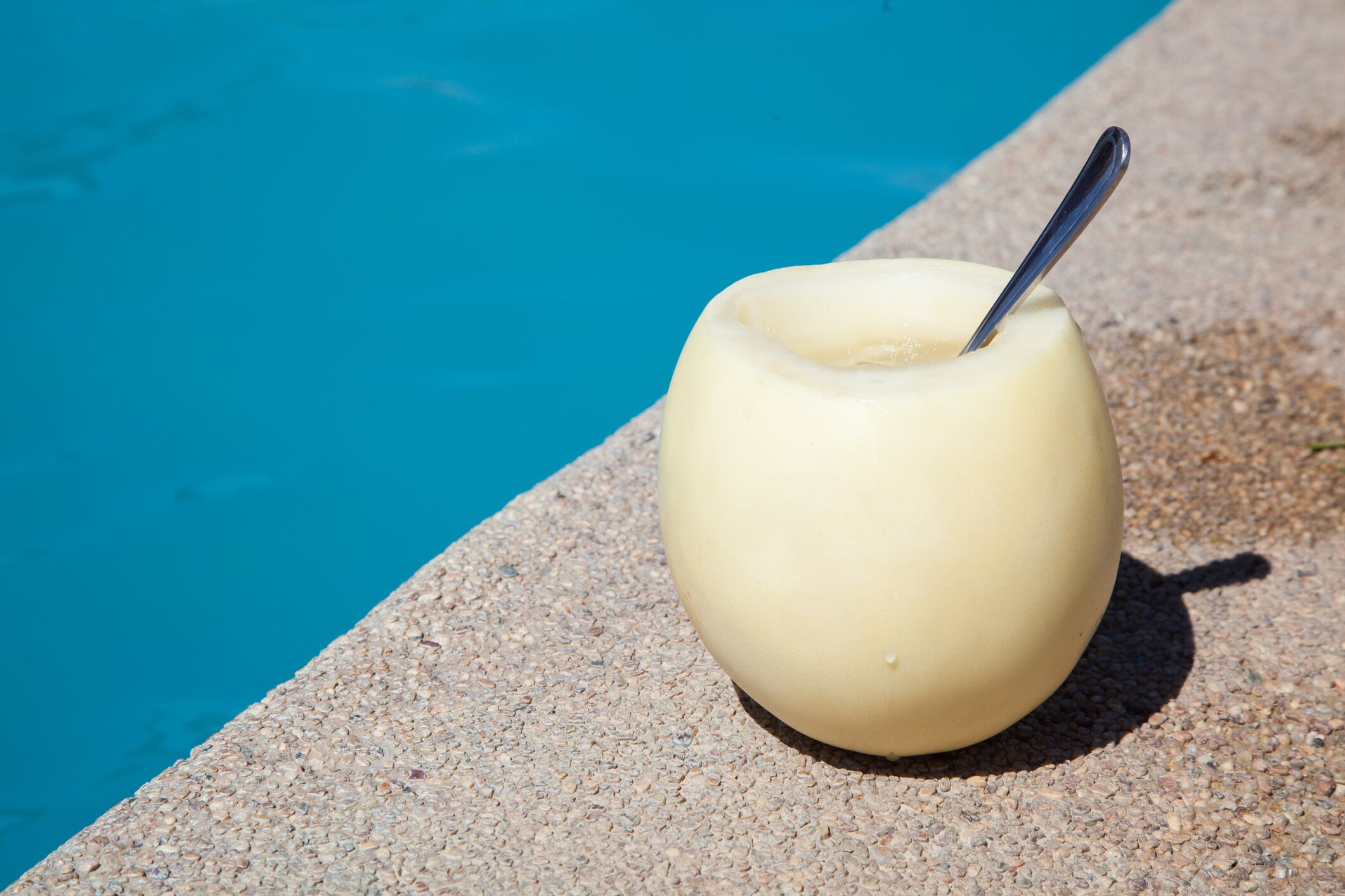 Melón con vino
