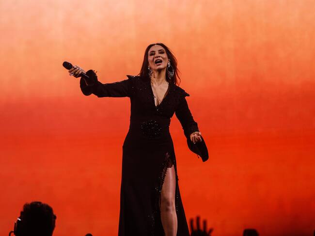24 DE FEBRERO DE 2025 / VIÑA DEL MAR
Myriam Hernández durante la segunda noche del Festival Internacional de la canción Viña 2025 en la Quinta Vergara.
FOTO: DIEGO MARTIN /AGENCIAUNO
