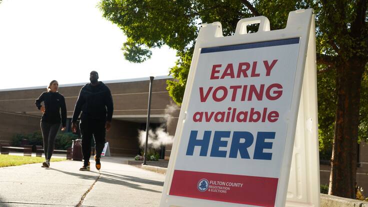 Estados Unidos registra récord de participación en el sufragio adelantado en Georgia
