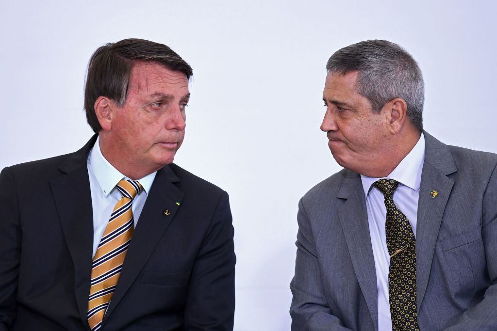 Jair Bolsonaro y Walter Braga Netto