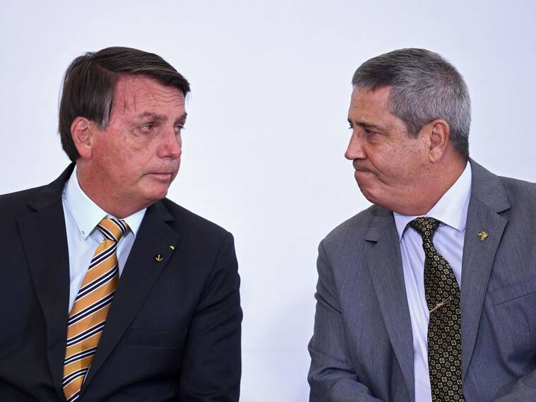 Jair Bolsonaro y Walter Braga Netto