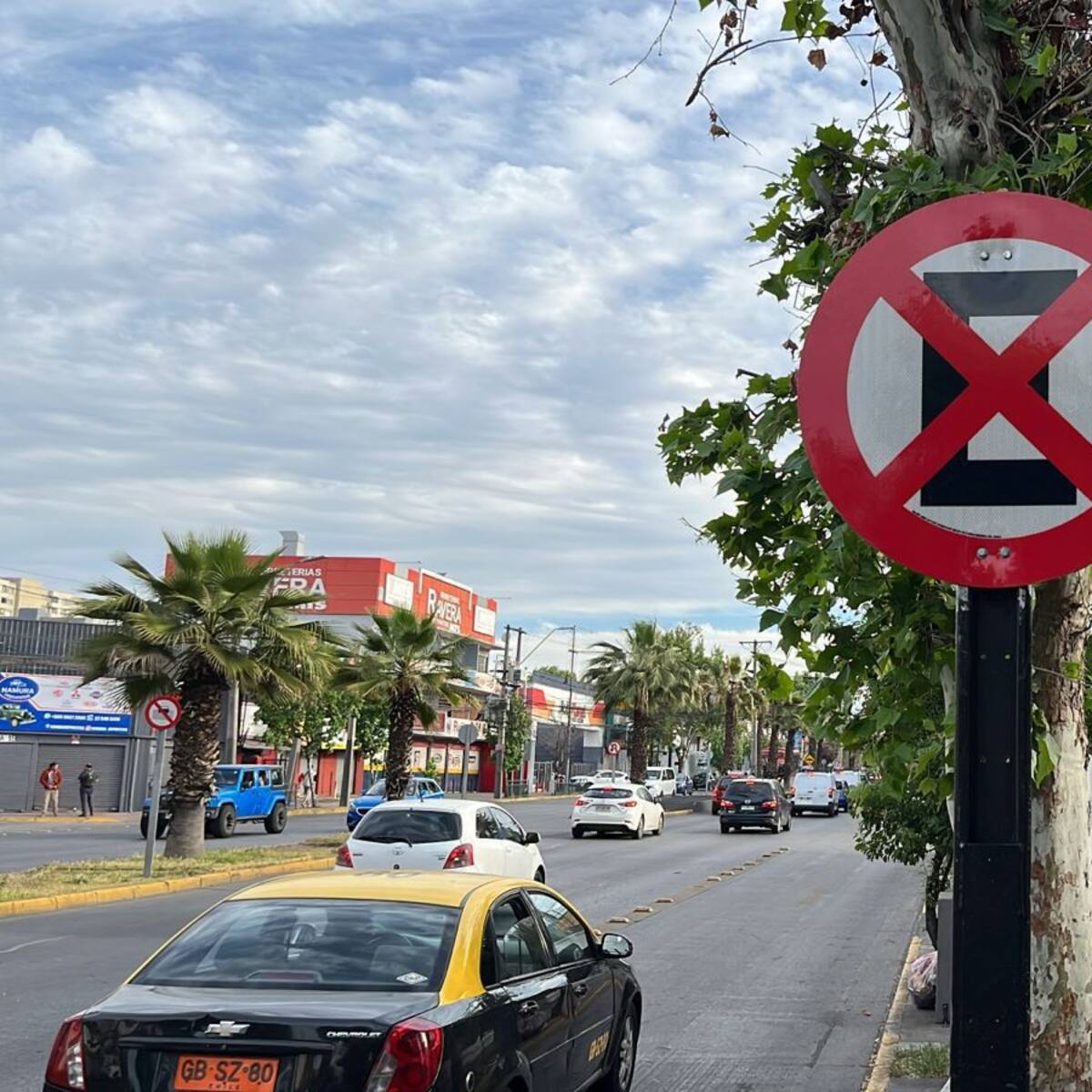 Acusan al municipio de La Cisterna por eliminar estacionamientos en Gran Avenida: serían claves para el comercio local