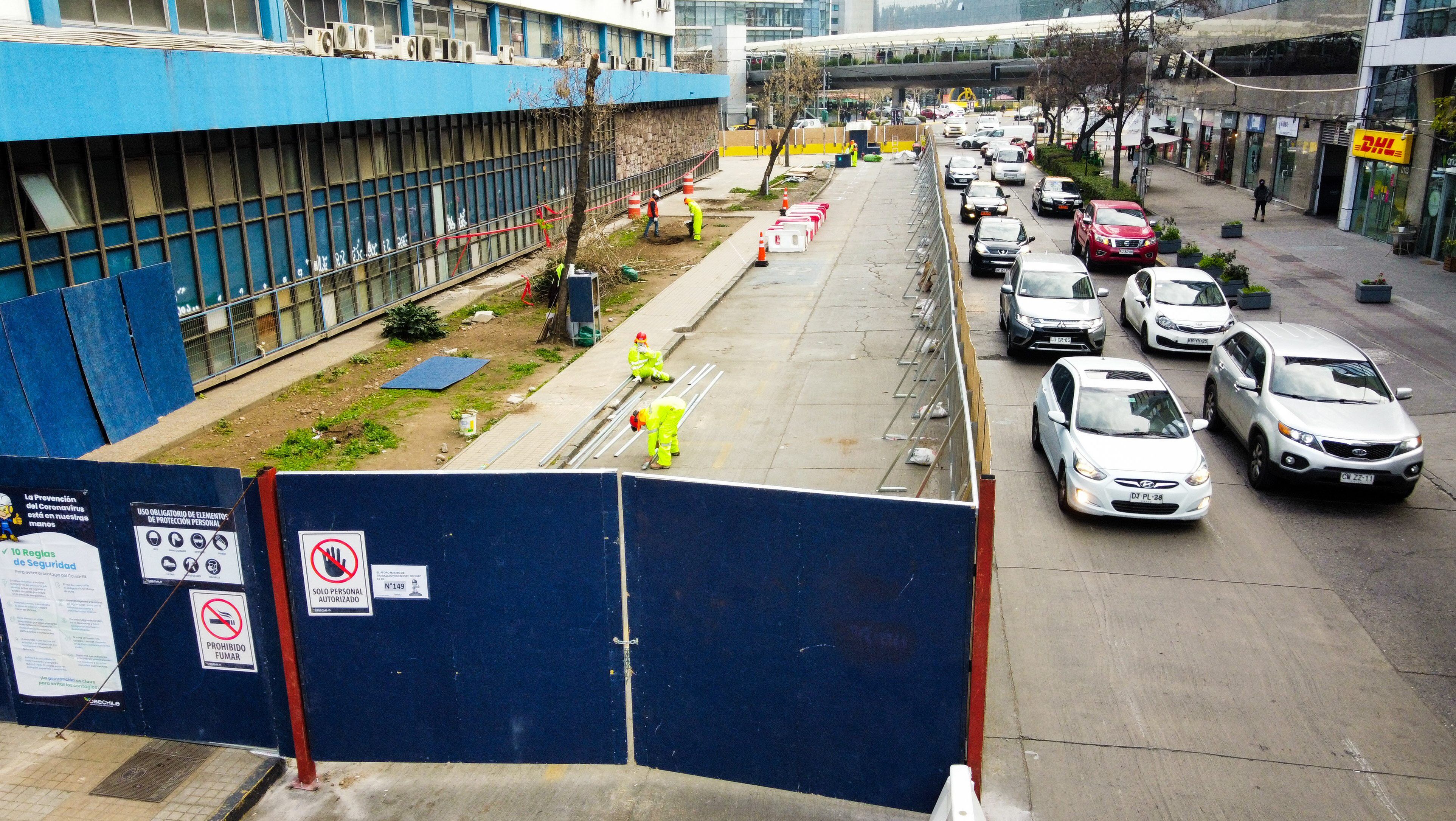 Hospital Metropolitano obras de mitigación