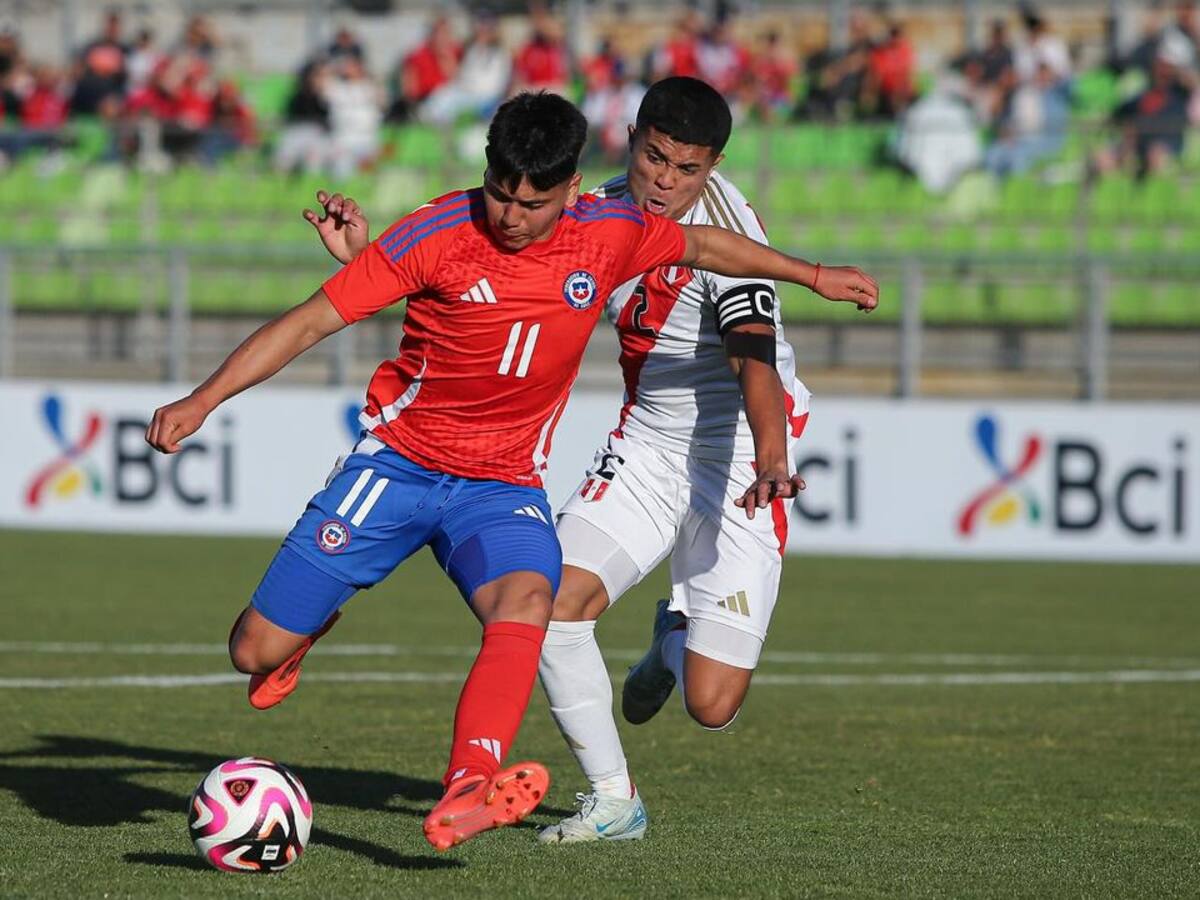 Chile le gana el “Clásico del Pacífico” a Perú en amistoso sub 20: La Roja de Córdova se impuso en Valparaíso