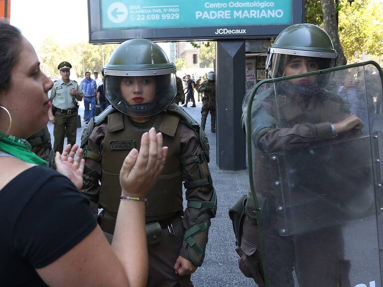 Carabineros entregó un primer balance de la marcha por el Día Internacional de la Mujer