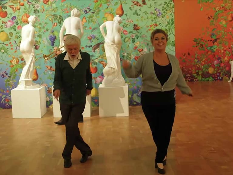 Dick Van Dyke y su esposa