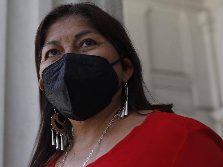 20 de diciembre de 2021/SANTIAGOLa presidenta de la Convencin,Elisa Loncon, emite unas palabras en el ex Congreso de Santiago,sobre el triunfo del presidente electo,Gabriel Boric.
FOTO: CRISTOBAL ESCOBAR/AGENCIAUNO