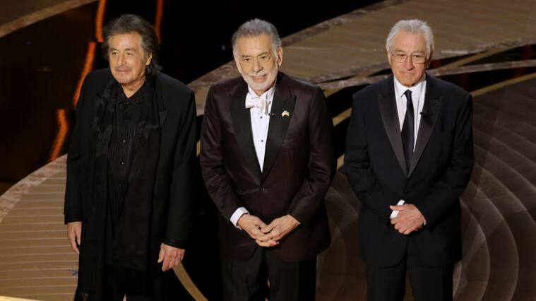 Homenaje a El Padrino en Premios Óscar 2022 - Al Pacino, Francis Ford Coppola y Robert de Niro