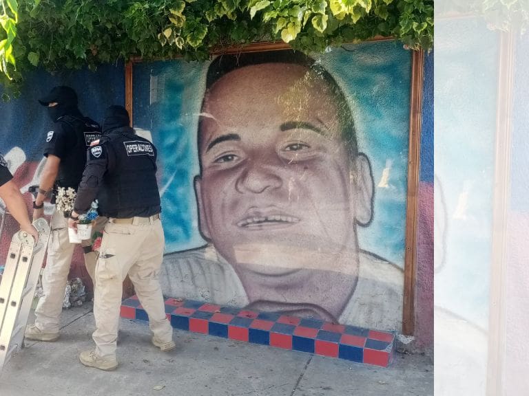 Mausoleo narco, narco animita, 1024x576 jpg ok, la florida, narco cultura,