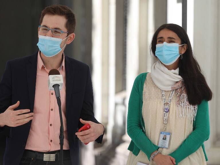 Convención Constitucional, Gaspar Domínguez, María Elisa Quintero.