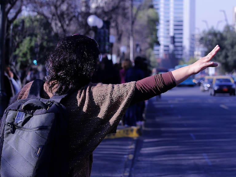 25 de agosto de 2017/SANTIAGODebido a un hombre que se lanzó a las vías de estación Santa Lucía, la Línea 1 del Metro debió interrumpir su servicio entre Baquedano y Los Héroes. Por ello, cientos de personas agolparon los paraderos del Transantiago intentando acercarse al centro capitalino.
FOTO: LEONARDO RUBILAR/AGENCIAUNO