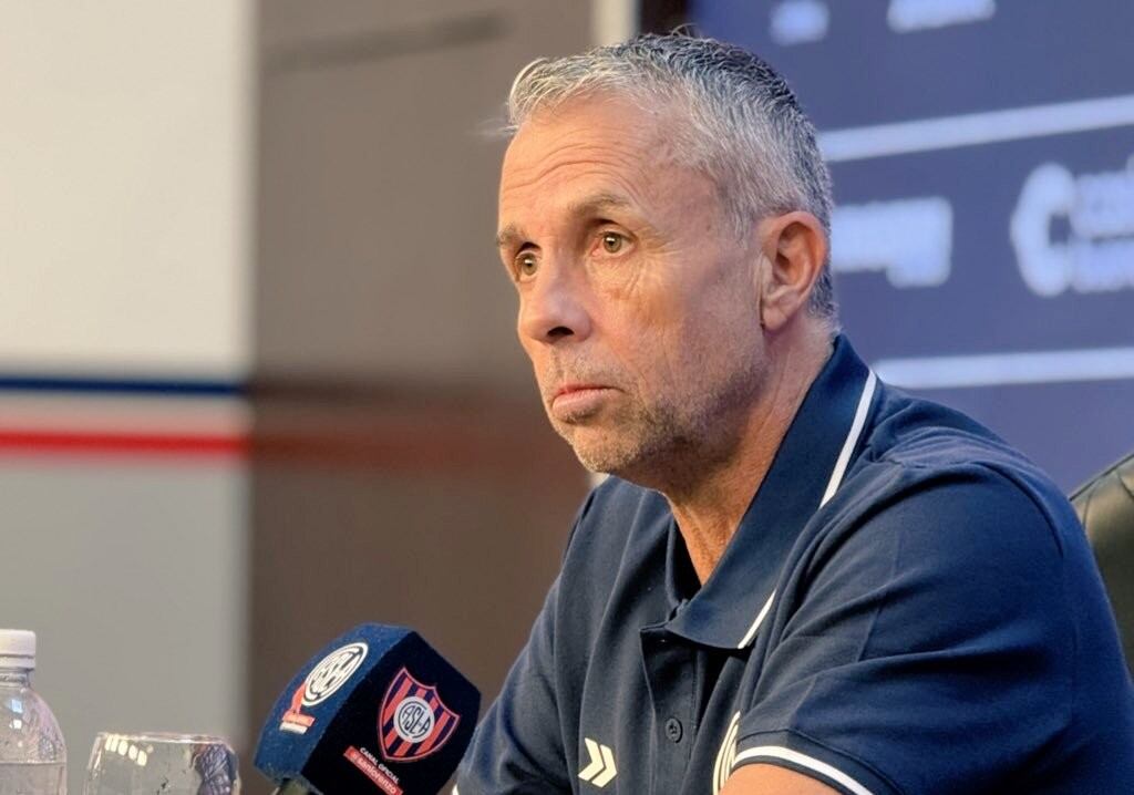 Gustavo Álvarez, entrenador de San Lorenzo de Almagro