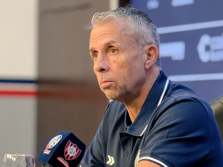 Gustavo Álvarez, entrenador de San Lorenzo de Almagro