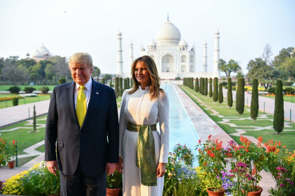 Donald Trump en visita oficial a India