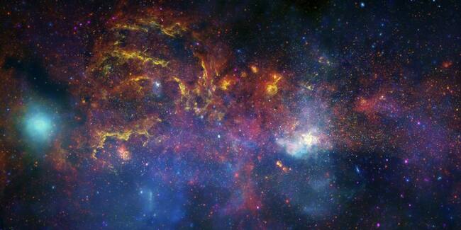 La región central de la Vía Láctea captada por el telescopio Hubble