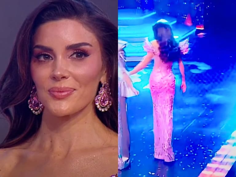 Figura de TV lanza inesperada teoría tras caída de Cata Vallejos en Miss Universo: “Le echaron aceite a la hue...”