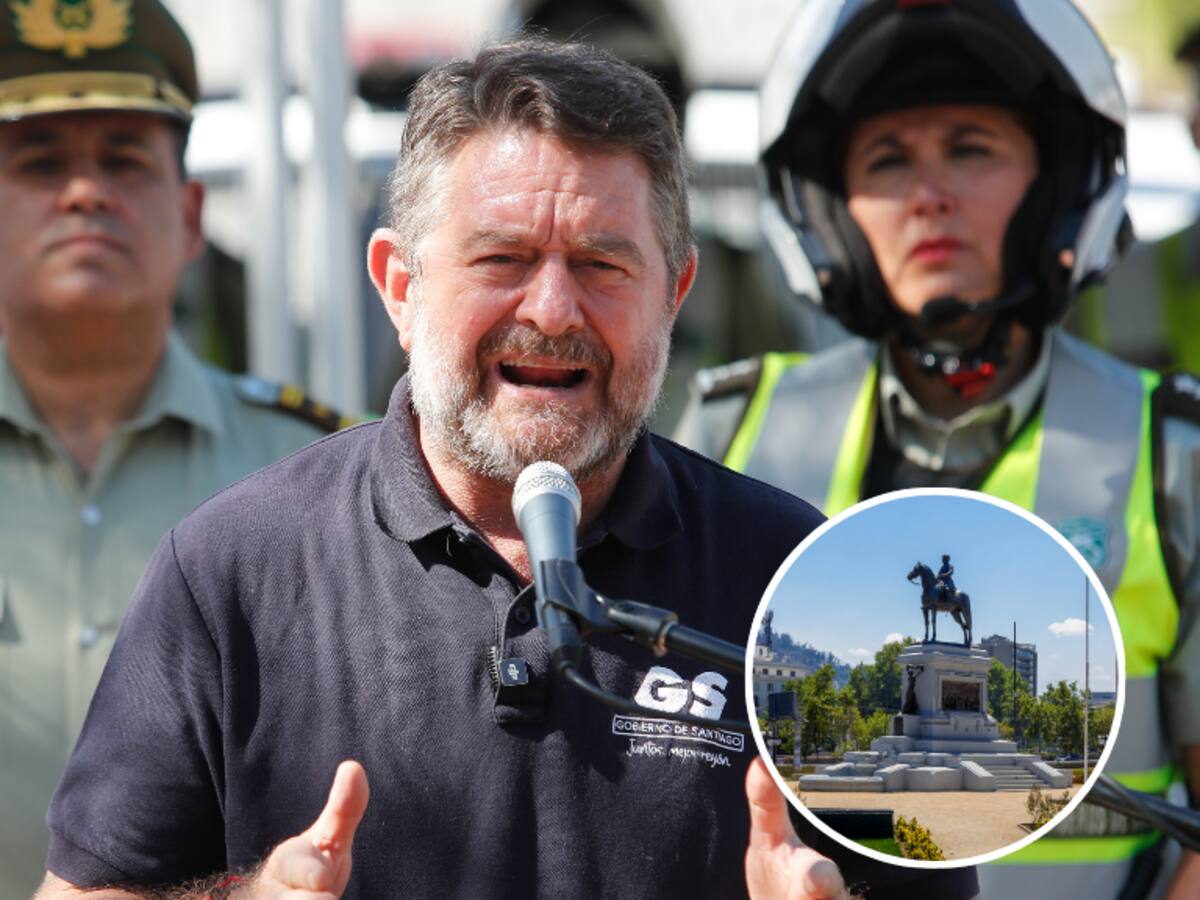 Gobernador Orrego por reubicación de estatua de Baquedano: “No puede tomarse una decisión de esta importancia a puertas cerradas”