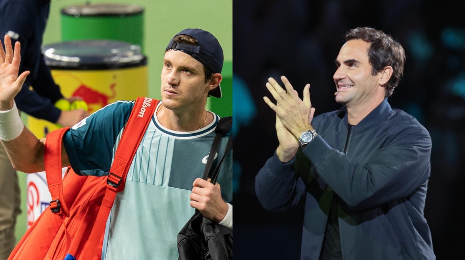 El especial encuentro que tuvo Nicolás Jarry con Roger Federer en el Masters 1000 de Shanghai