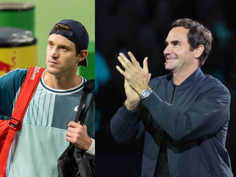 El especial encuentro que tuvo Nicolás Jarry con Roger Federer en el Masters 1000 de Shanghai