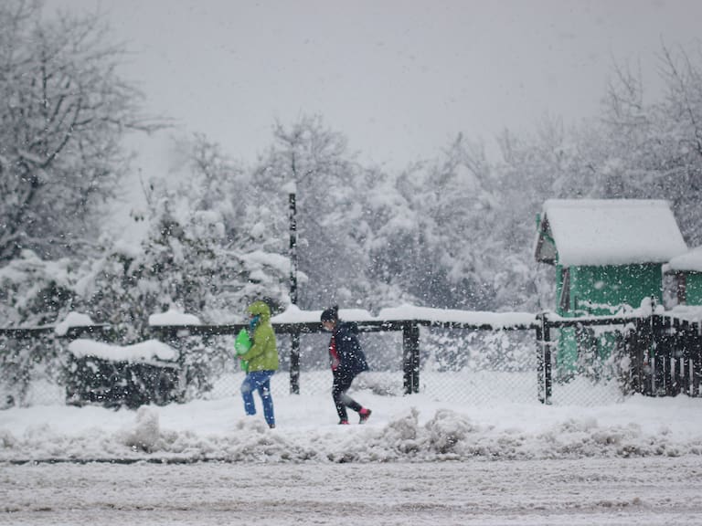 Nevazon en la Region de Aysen